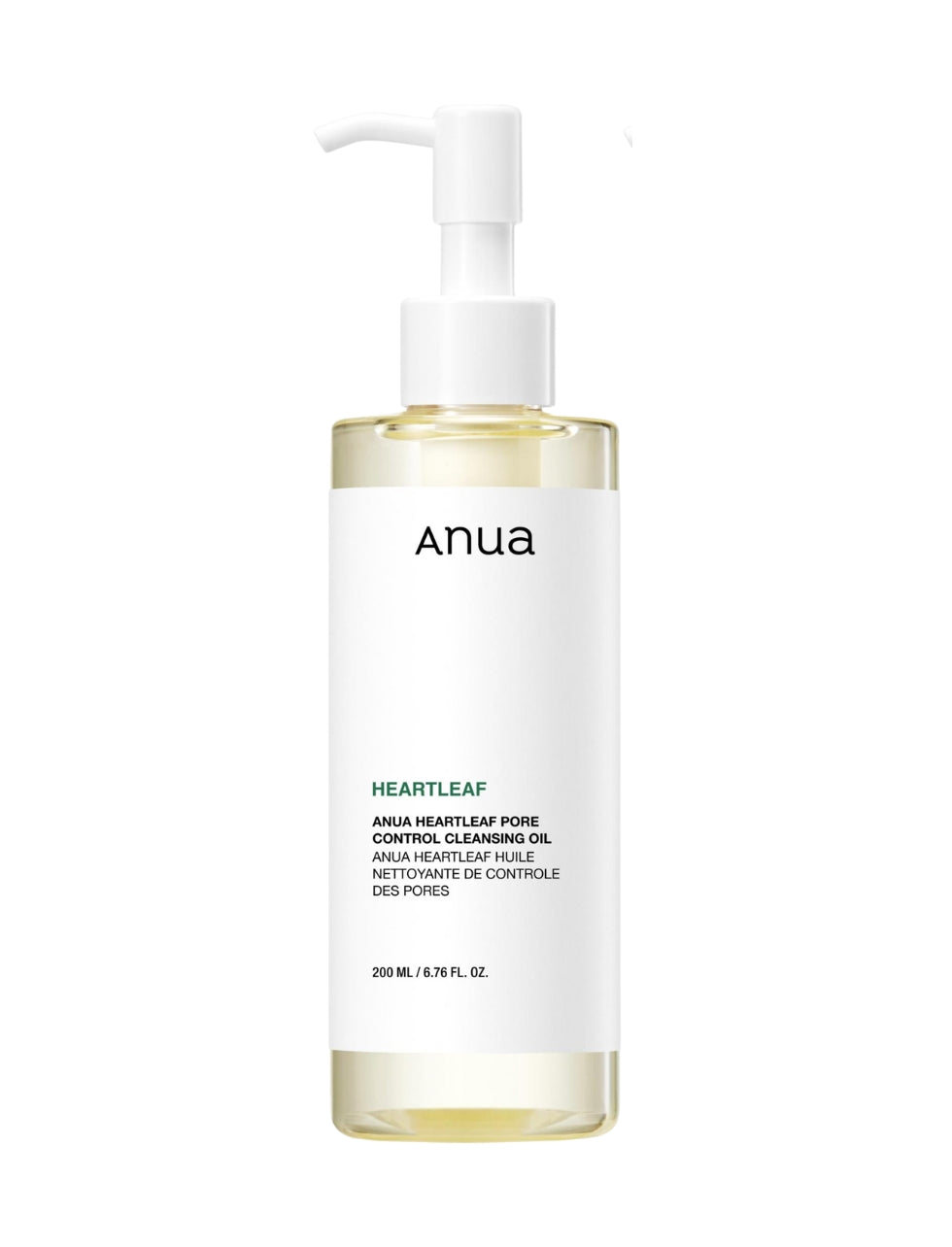 Anua Heartleaf Pore Control Cleansing Oil – Óleo de Limpeza Facial 200ml