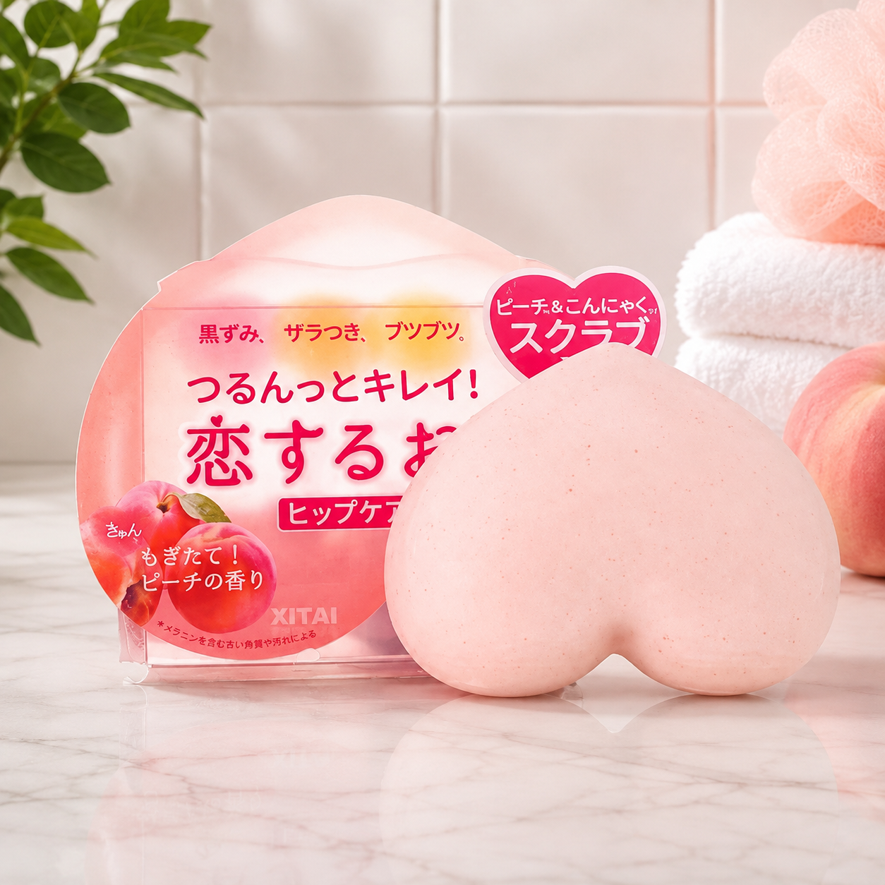 Sabonete Esfoliante para Bumbum -  Koisuru Oshiri  80g | Pelican Soap