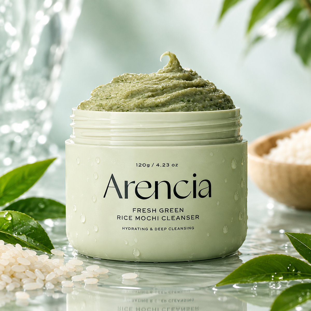 Arencia Fresh Green Rice Mochi Cleanser 120g