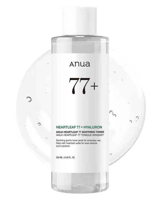 Anua Heartleaf 77+ Hyaluron Soothing Toner – Tônico Facial Calmante e Hidratante 250ml