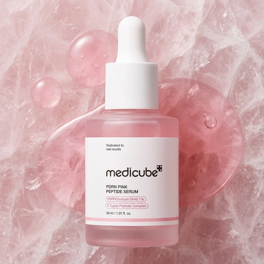 Medicube PDRN Pink Peptide Serum 30ml – Sérum de Firmeza e Luminosidade
