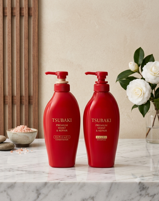 Tsubaki Premium Moist & Repair - Kit shampoo e condicionador