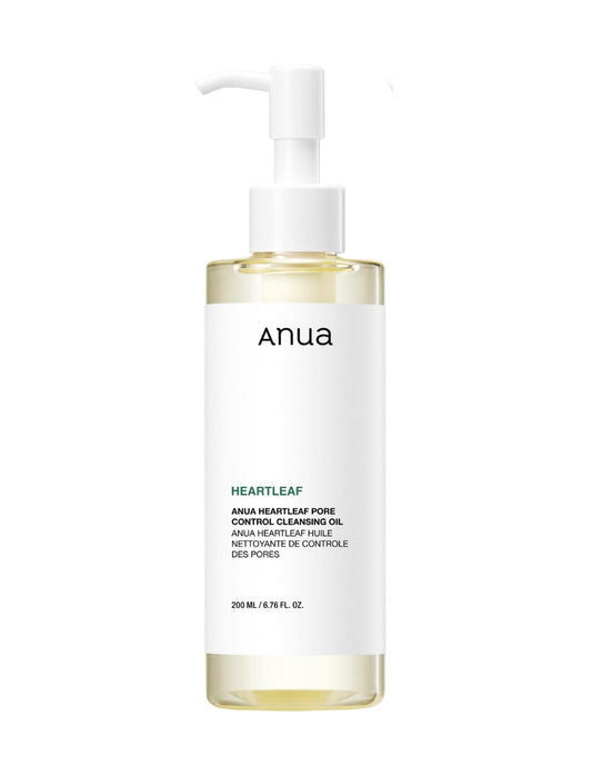 Anua Heartleaf Pore Control Cleansing Oil – Óleo de Limpeza Facial 200ml